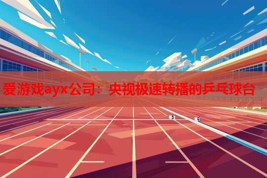 爱游戏ayx公司：央视极速转播的乒乓球台