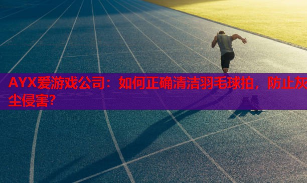 AYX爱游戏公司：如何正确清洁羽毛球拍，防止灰尘侵害？