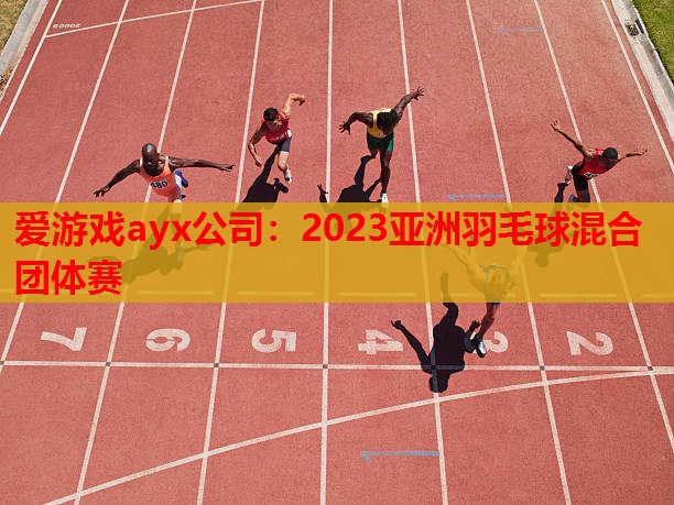2023亚洲羽毛球混合团体赛 2023亚洲羽毛球混合团体赛